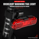 2pcs T6 LED Bicycle Light 10W 800LM 6 Modes Waterproof Bike Front Tail Lamp