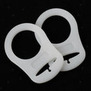 Pacifier clips set - silicone - 10 pieces - Traspatent - baby clip - dummy