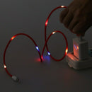 Micro- Usb Cable 3Ft, Inductive Music Rhythm Flash Led Usb Neon Light Up Ch G5L6