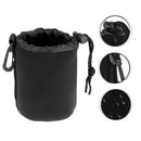 Neoprene DSLR Camera Lens Pouch SLR Lens Shockproof Soft Protective Bag (M)