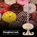 Wooden Donut Display Stand Doughnuts Dessert Holder for Wedding Party Decor