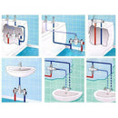 Brass G1/2 Male 3 Way Thermostatic Mixing Valve Shower Temperature Control U9N6