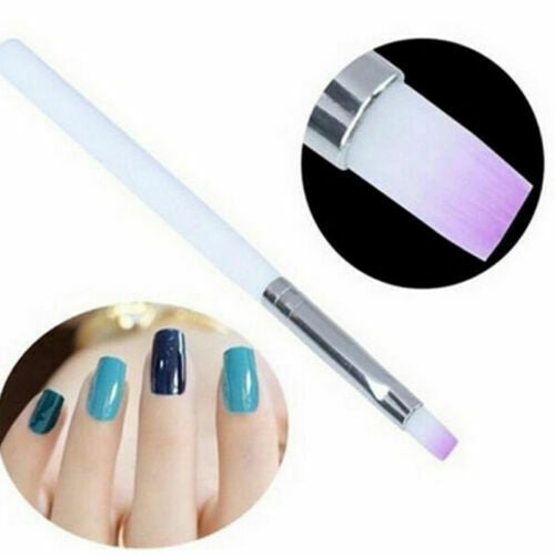 2PCS Acrylic UV Gel Nail Art Design Pen Polish Painting Brush Manicure Tool Set