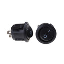 5x Car 12V Round Rocker Boat Toggle SPST ON/OFF Switch + Waterproof Cover ME