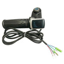 Electric Bicycle Twist Throttle with Lock LCD Display E Bike E-Scooter 36V EB3X6