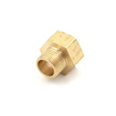 1/2" BSP Female x 3/8" BSP Male Thread Connection Brass Pipe Fitting Adapter FT
