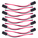 10 T10 W5W Light Bulb Holder fit for CarsTrucks Boats Extension Connector Socket