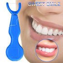 1Set Dental Teeth Clean Wax Dental Floss Stick Toothpick Tooth tool blue