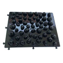14x11'' Pebbles Foot Massager Mat Comfort Relaxing Blood Circulation Pad Bla