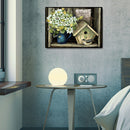 Full Round Drill 5D DIY Diamond Painting Flower Embroidery Art Kit (LG163) A