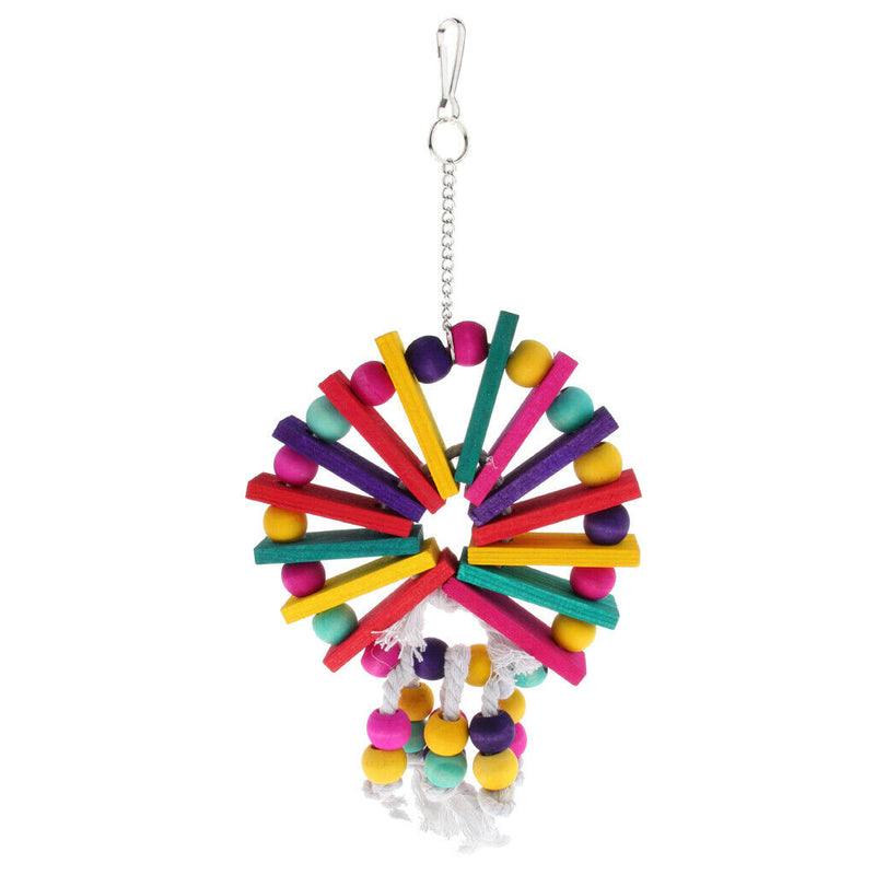 Bird Chew Toys Hanging Accessories for Parrot Budgie Parakeet Cockatiels Conure