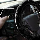 Winter Universal Car Steering Wheel Cover Security Stretch Soft Plush