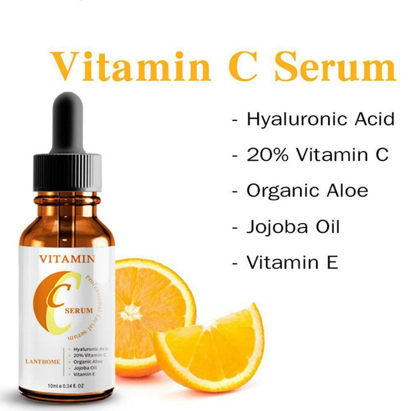 Advanced Vitamin C Serum Hyaluronic Acid, Aloe Vera, Argan Oil & Vitamin E V5R4