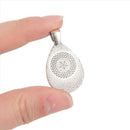 48 Pendant Trays Teardrop Bright Glass Cabochon Dome Tiles DIY Jewelry Making LJ
