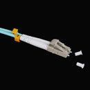 1M LC-LC Duplex 10 Gigabit 50/125 Multimode Fiber Optic Cable Om3 Aqua 10GB