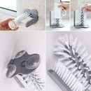 New Suction Wall Lazy Cup Brush Glass Cleaning Brush Kitchen Rotating T5B3 B9J4