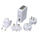 Compact DC 5V 2.1A 4 Ports USB Home Travel Wall Charger AC Adapter 4 Plugs Hot