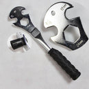 Bike 15mm 24mm 9/16" Pedal Multi Wrench Heavy-Duty Spanner Repair Tool With V5L5