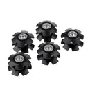 5Pcs Headset Flanged Star Nut Star Washer & Fork Headset Star Nut Setting Tool