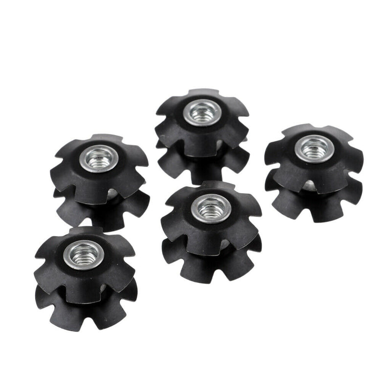 5Pcs Headset Flanged Star Nut Star Washer & Fork Headset Star Nut Setting Tool