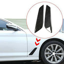 For Bmw 5 Series G30 2018 2Pcs Glossy Black Car Side Wing Air Flow Fender G Y5V8