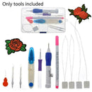 Delicate Embroidery Pen Punch Needle Set Knitting Sewing Crafts Set DIY Too F2Z8
