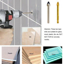 Masonry Drill Bit, 16Pcs Tungsten Hard Alloy Tile Drill Bits Set Installer