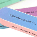 Six-Sided Nail Polishing File Creative Printing Nail Sanding Tool Buffer