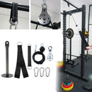 Fitness DIY Pulley Cable Machine Setup Attachment Biceps Arm Strength Training