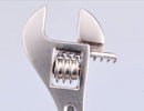 Stainless Steel Adjustable Creative Wrench Spanner Keychain Ring Keyring Tools