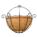 Coconut Half Round flowerpot Hanging Pots Window Rattan Decorative 12inch