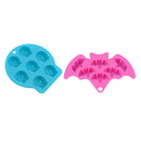 2Pcs Mini Silicone Fondant Mould Cake Sugarcraft Baking Mold Tool Non Stick