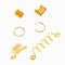 60pcs/Set Hair Braid Dreadlock Beads Braiding Hair Extension Accessories  Gw