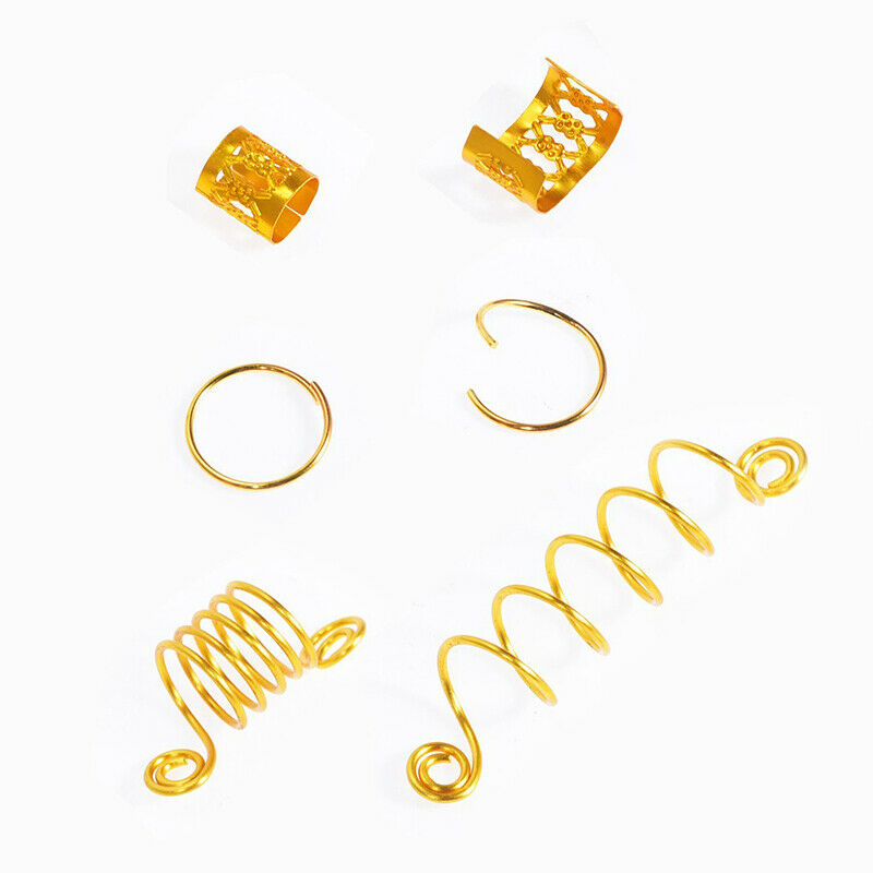 60pcs/Set Hair Braid Dreadlock Beads Braiding Hair Extension Accessories  Gw