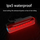 LED Bike Safety Rear Warning Light Bicycle Taillight with Three Dimming Modes