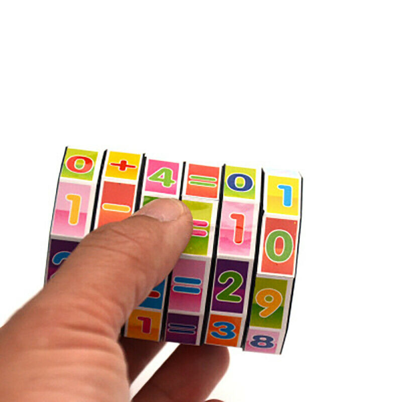 Math Digital Cube Puzzle Educational Arithmetic Toys For Kids Children K HHX