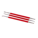 3pcs Leather Craft Tool Leather Press Tool Modeling Tool Leather Modeling