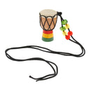 2 Pcs Djembe Pendant African Drum Jewelry Necklace for Children Gift B
