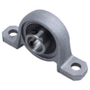 Machine KP001 Set Screw Pressed Steel Solid Base Pillow Block Bearing