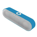 Portable Bluetooth Speaker Wireless Stereo Music Player FM Subwoofer Blue
