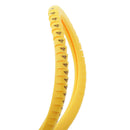 1000x Soft PVC Power Wire Cable Ties Cable Markers No. 0~9 Assortment Yellow