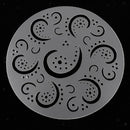 4 Pieces Plastic Spray Print Stencils, Cake Coffee Spray Printing Mold DIY for