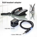 3.5MM TRRS Revolution RJ9 to 3.5MM Female To Male Adapter Extension Phone Cable