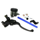 Black Front Hydraulic Brake Clutch Master Cylinder Lever Set Assembly Kit