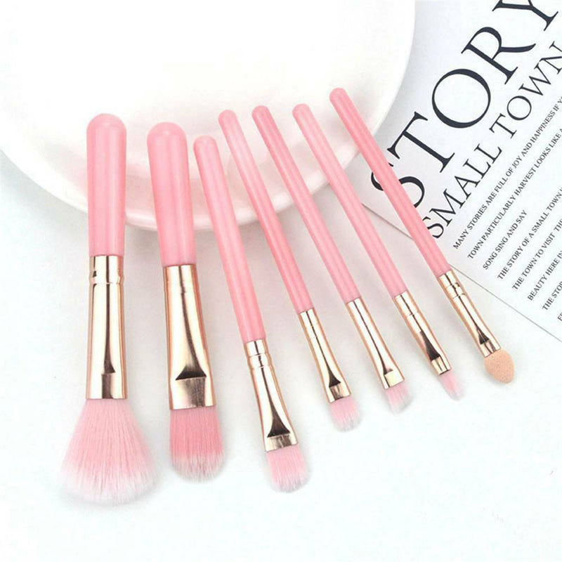 7x Makeup Brushes Set Face Cosmetic Eye Shadow Blush Brush Make Up Tool