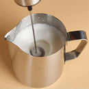 Usb Chargeable Double Spring Whisk Head Electric Milk Frother Stainless Ste S3P8
