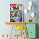 5D DIY Special-shaped Diamond Painting Cross Stitch Craft Kit (D1033 Cat)