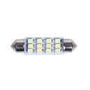 10 x 41MM 3528 12SMD Festoon Dome Map Car Interior LED Light Bulb Lamp 12V White