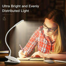 Ultra-Bright Warm Led Book Light 3 Brightness Eye Care, Usb Rechargeable He Y1R2
