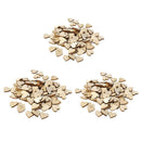 200 Pcs Basswood Blank Peach Heart Embellishments for DIY Crafts 20,30,40mm